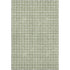8' X 10' Green And Ivory Abstract Geometric Washable Area Rug With UV Protection