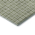 8' X 10' Green And Ivory Abstract Geometric Washable Area Rug With UV Protection