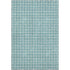 8' X 10' Teal And Ivory Abstract Geometric Washable Area Rug With UV Protection