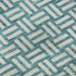 8' X 10' Teal And Ivory Abstract Geometric Washable Area Rug With UV Protection