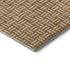 5' X 8' Terra Cotta And Beige Abstract Geometric Washable Area Rug With UV Protection
