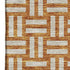 5' X 8' Terra Cotta And Beige Abstract Geometric Washable Area Rug With UV Protection