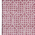 8' X 10' Blush And Ivory Geometric Washable Area Rug With UV Protection