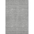 5' X 8' Gray And Ivory Geometric Washable Area Rug With UV Protection
