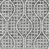 5' X 8' Gray And Ivory Geometric Washable Area Rug With UV Protection