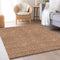 9' X 12' Rust And Ivory Geometric Washable Area Rug With UV Protection