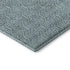 8' Teal And Ivory Geometric Washable Round Rug With UV Protection