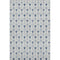 8' X 10' Blue And Ivory Geometric Washable Area Rug With UV Protection