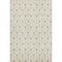 5' X 8' Gold And Ivory Geometric Washable Area Rug With UV Protection