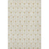 5' X 8' Gold And Ivory Geometric Washable Area Rug With UV Protection