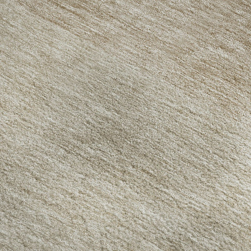 8' X 10' Beige And Ivory Ombre Washable Area Rug With UV Protection
