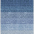 5' X 8' Blue And Ivory Ombre Washable Area Rug With UV Protection