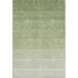 5' X 8' Green And Ivory Ombre Washable Area Rug With UV Protection