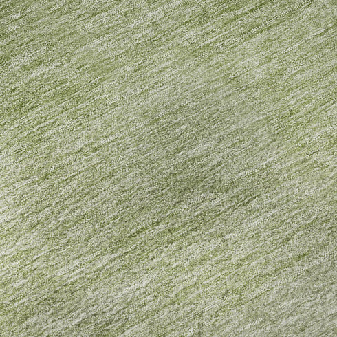 5' X 8' Green And Ivory Ombre Washable Area Rug With UV Protection