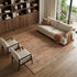 9' X 12' Rust And Beige Ombre Washable Area Rug With UV Protection