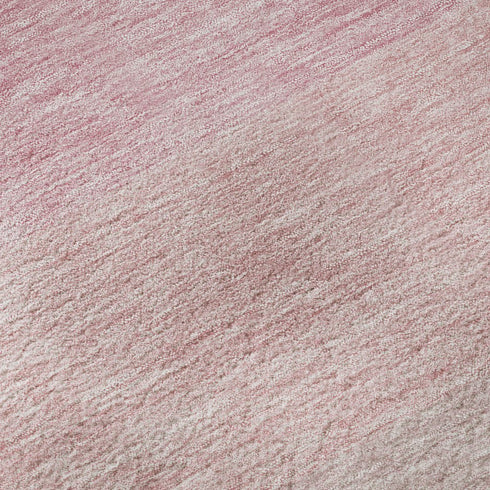8' X 10' Pink And Ivory Ombre Washable Area Rug With UV Protection