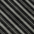 5' X 8' Black And Ivory Striped Washable Area Rug With UV Protection