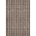 5' X 8' Brown And Ivory Striped Washable Area Rug With UV Protection