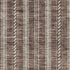 8' X 10' Brown And Ivory Striped Washable Area Rug With UV Protection