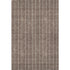 8' X 10' Brown And Ivory Striped Washable Area Rug With UV Protection