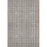 5' X 8' Taupe And Ivory Striped Washable Area Rug With UV Protection