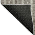 5' X 8' Taupe And Ivory Striped Washable Area Rug With UV Protection