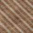 9' X 12' Terra Cotta And Beige Striped Washable Area Rug With UV Protection