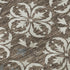 5' X 8' Brown And Ivory Floral Washable Area Rug With UV Protection