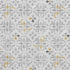 5' X 8' Silver And Gray Floral Washable Area Rug With UV Protection