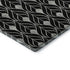 5' X 8' Black And Gray Geometric Washable Area Rug With UV Protection