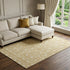 8' X 10' Gold And Beige Geometric Washable Area Rug With UV Protection