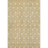 8' X 10' Gold And Beige Geometric Washable Area Rug With UV Protection