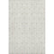 5' X 8' Ivory And Beige Geometric Washable Area Rug With UV Protection