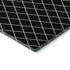 5' X 8' Black And Ivory Geometric Washable Area Rug With UV Protection