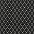 5' X 8' Black And Ivory Geometric Washable Area Rug With UV Protection