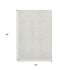 5' X 8' Ivory And Beige Geometric Washable Area Rug With UV Protection