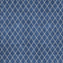 9' X 12' Navy Blue And Ivory Geometric Washable Area Rug With UV Protection