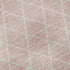 8' X 10' Pink And Ivory Geometric Washable Area Rug With UV Protection