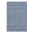 5' X 8' Blue And Ivory Chevron Washable Area Rug With UV Protection