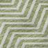 5' X 8' Green And Ivory Chevron Washable Area Rug With UV Protection