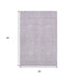 5' X 8' Lilac And Ivory Chevron Washable Area Rug With UV Protection