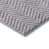 9' X 12' Lilac And Ivory Chevron Washable Area Rug With UV Protection