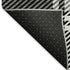 5' X 8' Black Ivory And Gold Plaid Washable Area Rug With UV Protection