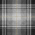 5' X 8' Black Ivory And Gold Plaid Washable Area Rug With UV Protection
