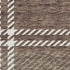 8' X 10' Brown Ivory And Taupe Plaid Washable Area Rug With UV Protection