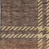 8' X 10' Chocolate Beige And Gold Plaid Washable Area Rug With UV Protection