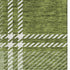 5' X 8' Green And Ivory Plaid Washable Area Rug With UV Protection