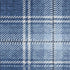 9' X 12' Navy Blue And Ivory Plaid Washable Area Rug With UV Protection