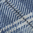 9' X 12' Navy Blue And Ivory Plaid Washable Area Rug With UV Protection