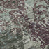 5' X 8' Fern Green Purple And Teal Damask Washable Area Rug With UV Protection